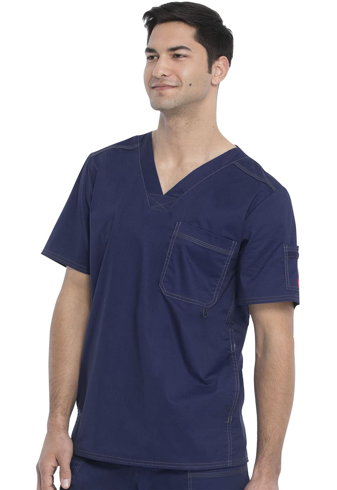 Dickies Gen Flex Men Scrubs Top V-Neck 81722 - Image 6