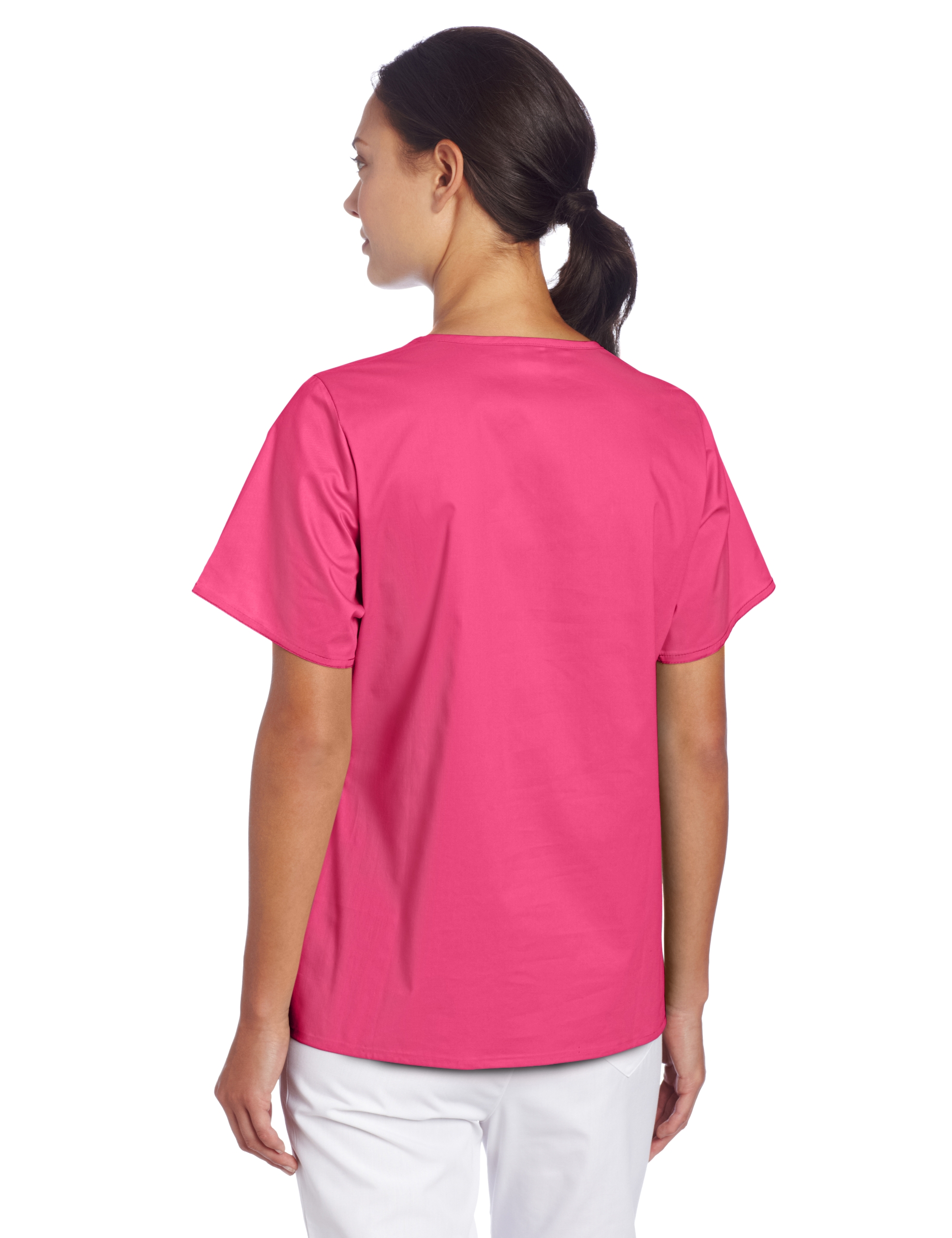 Dickies Gen Flex Women Scrubs Top Mock Wrap 817355. - Image 4