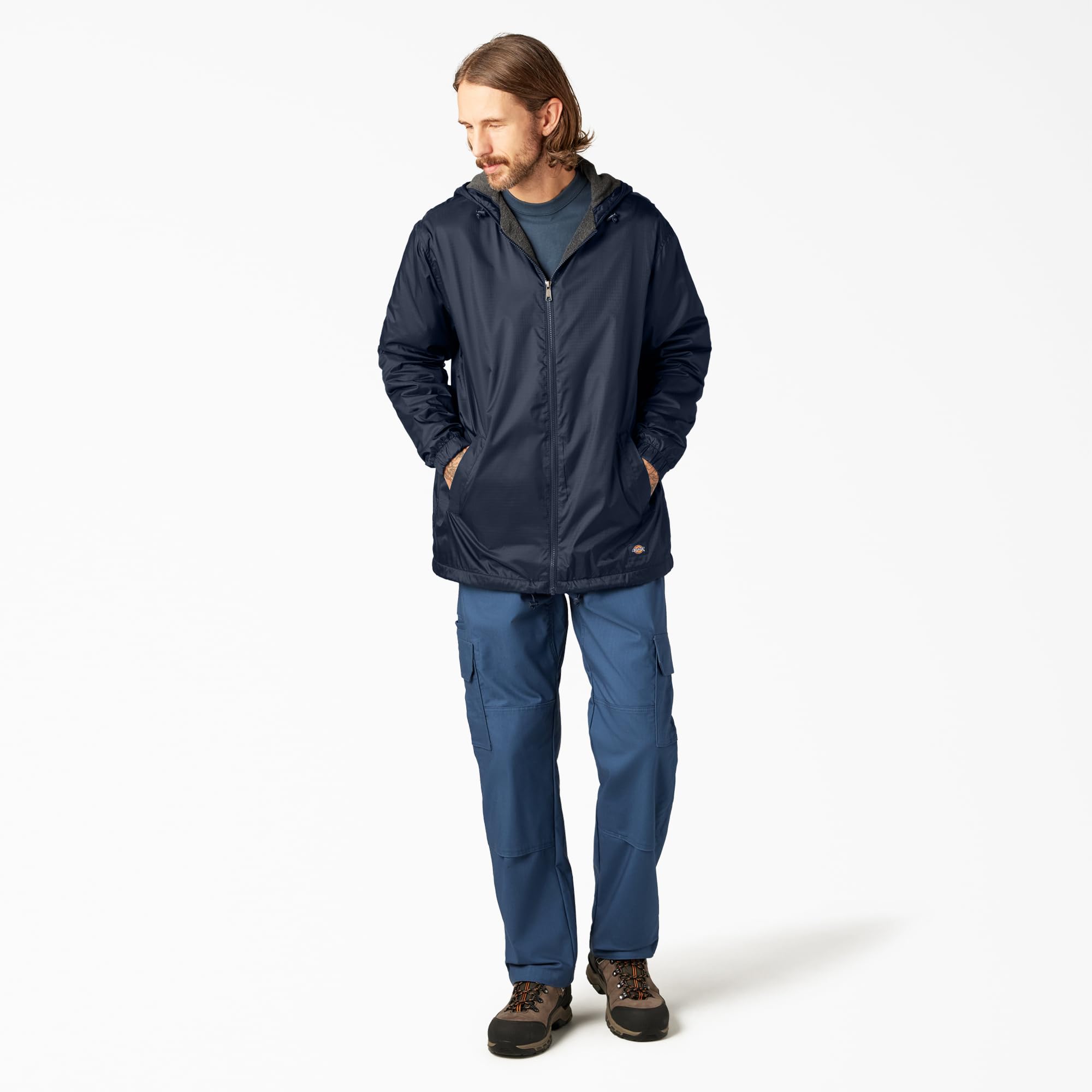 Dickies Men's Fleece Lined Hooded Jacket - Image 3