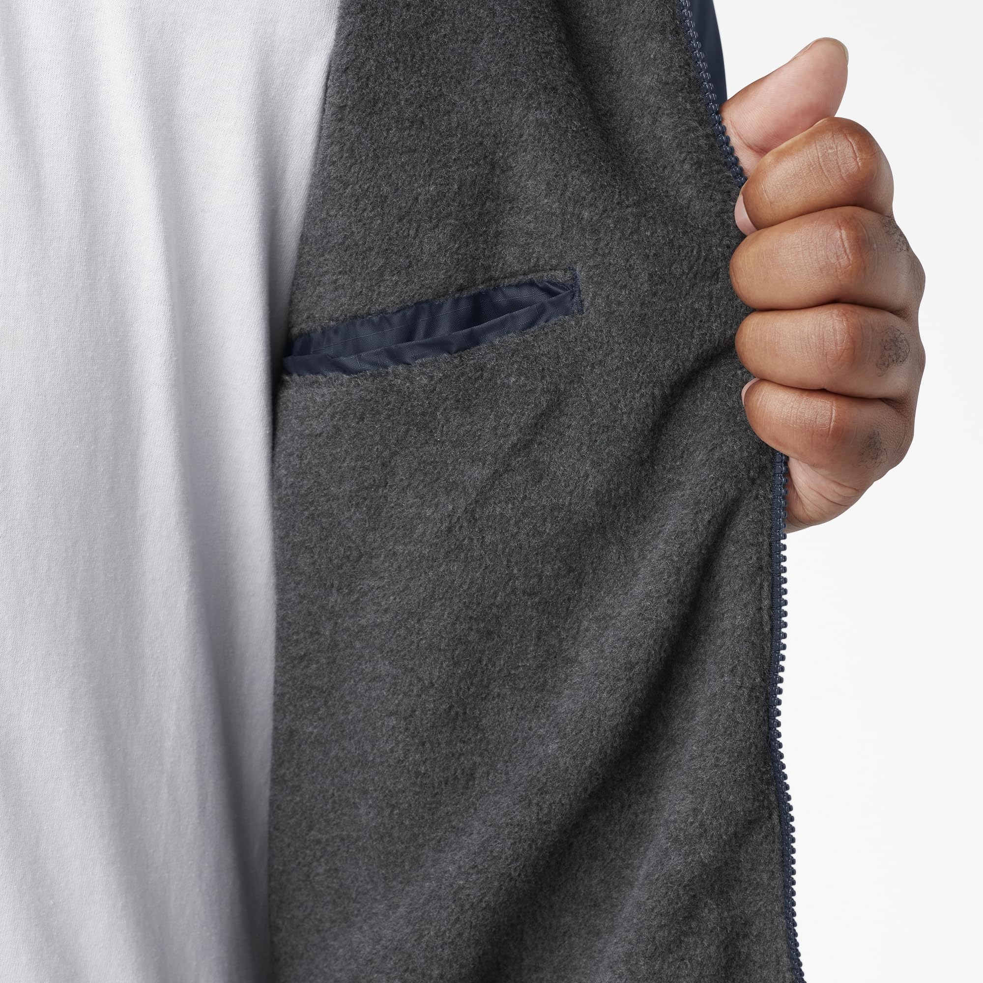 Dickies Men's Fleece Lined Hooded Jacket - Image 7