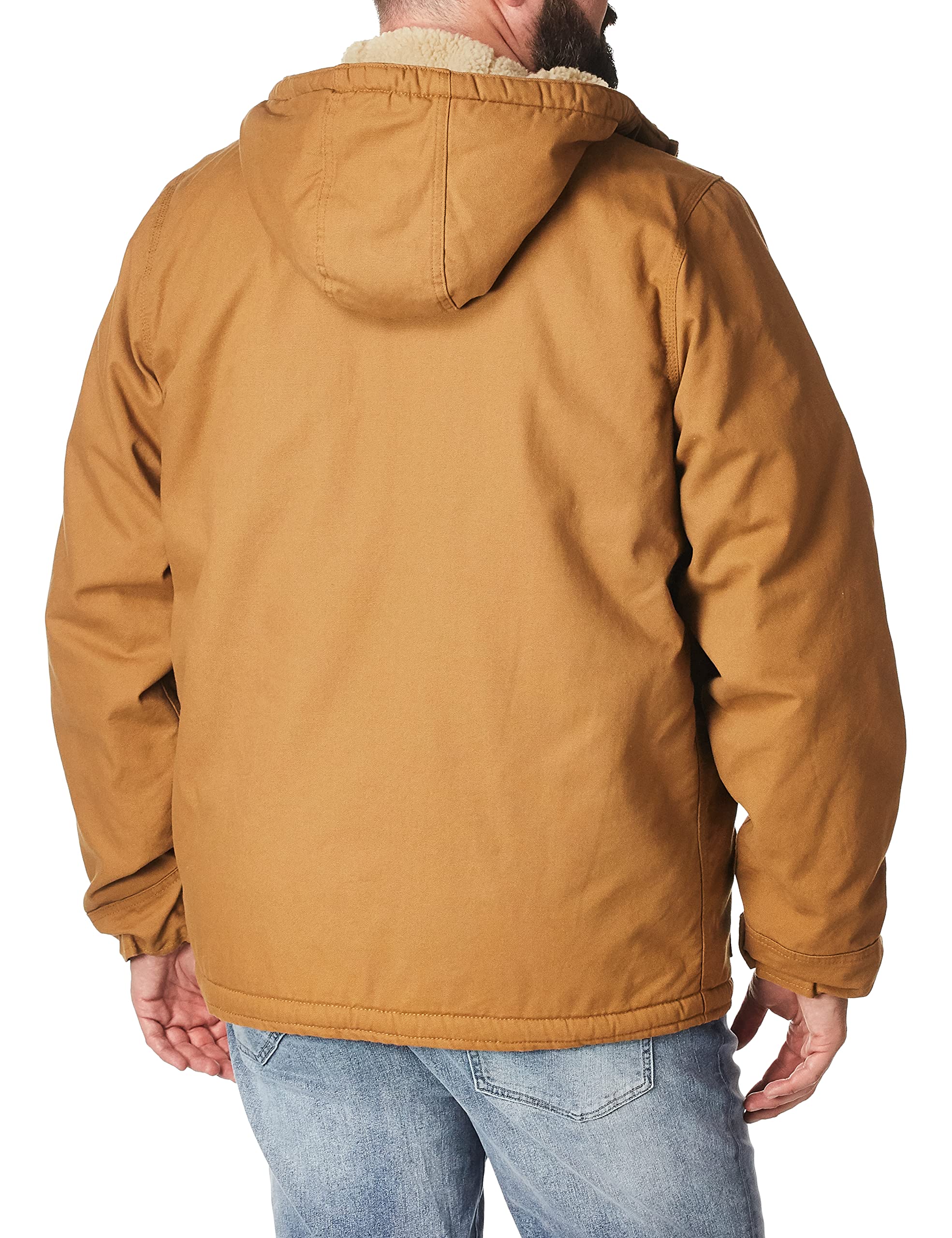 Dickies Men's Sanded Duck Sherpa Lined Hooded Jacket - Image 4