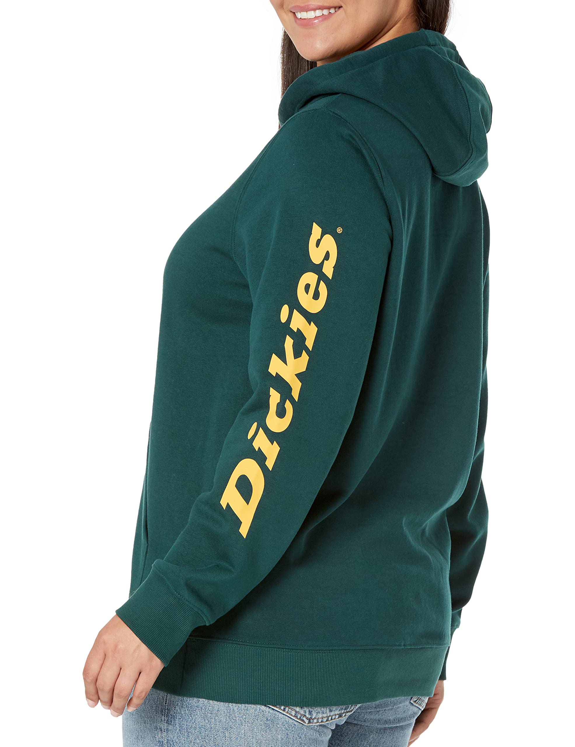 Dickies Women's Heavyweight Wordmark Fleece Pullover - Image 4