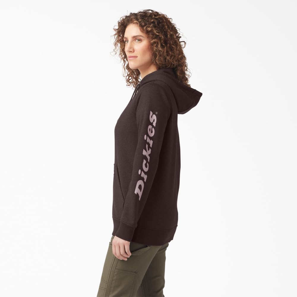 Dickies Women's Heavyweight Wordmark Fleece Pullover - Image 3