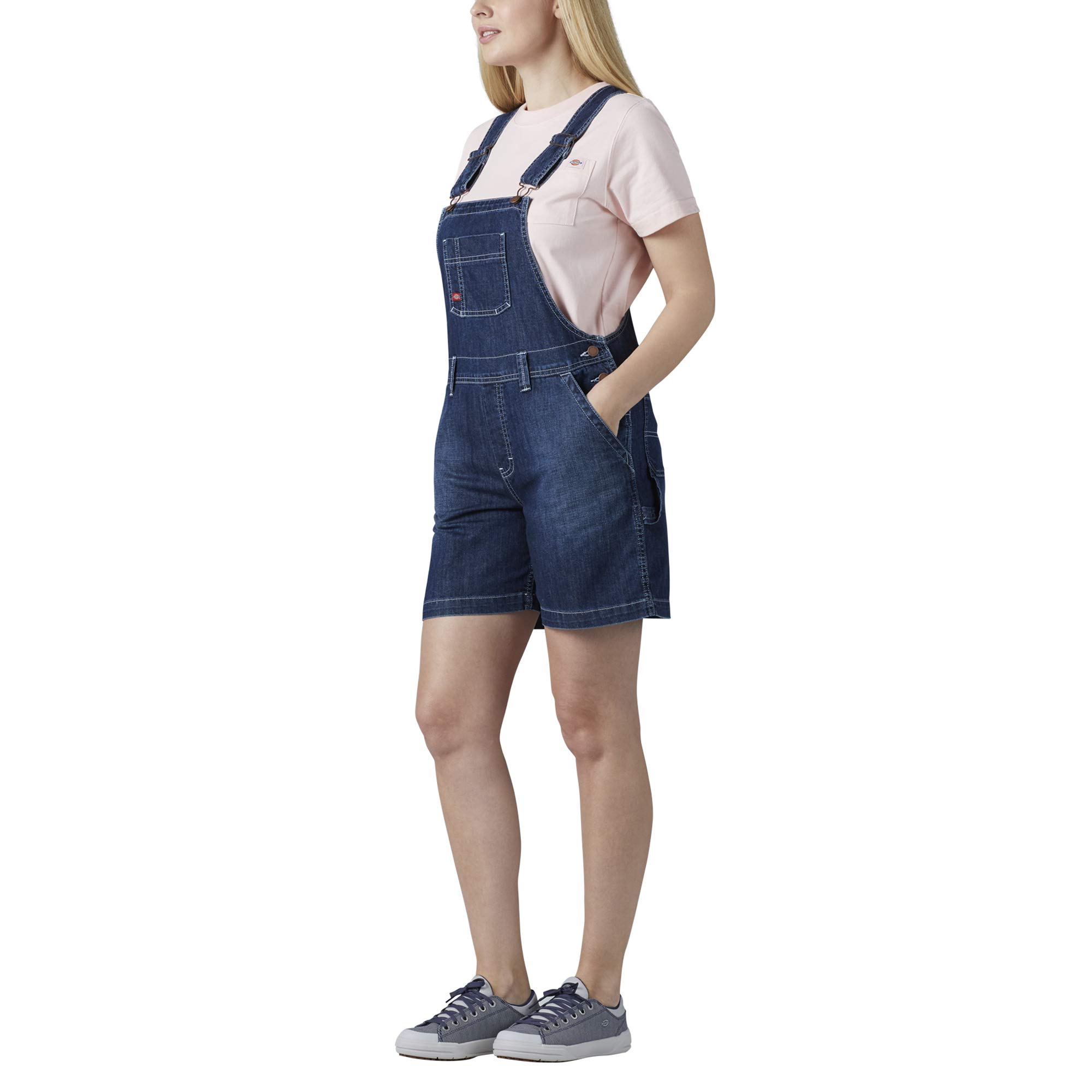 Dickies womens Bib Shortall - Image 4
