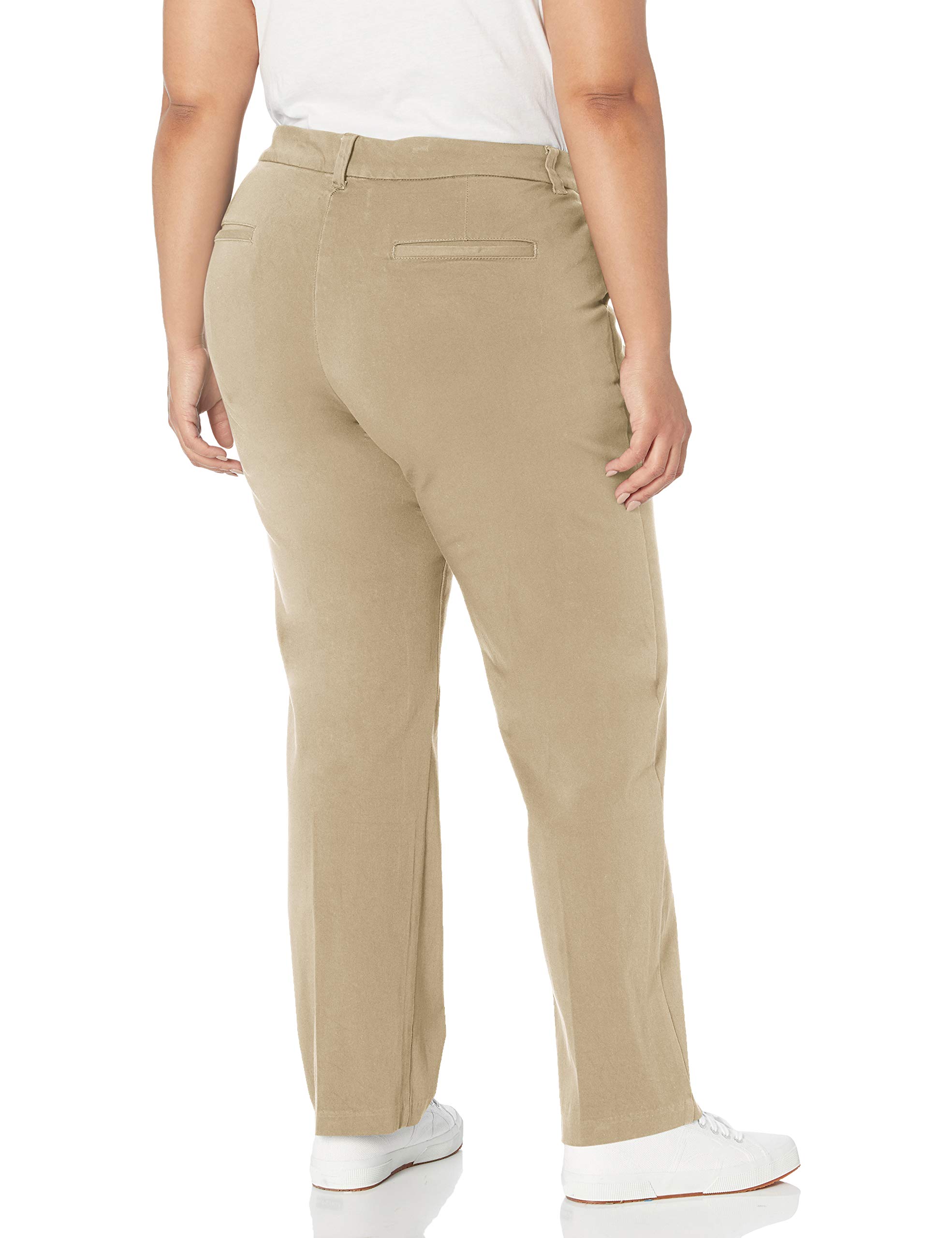 Dickies Womens Perfect Shape Straight Twill Pant - Plus - Image 3