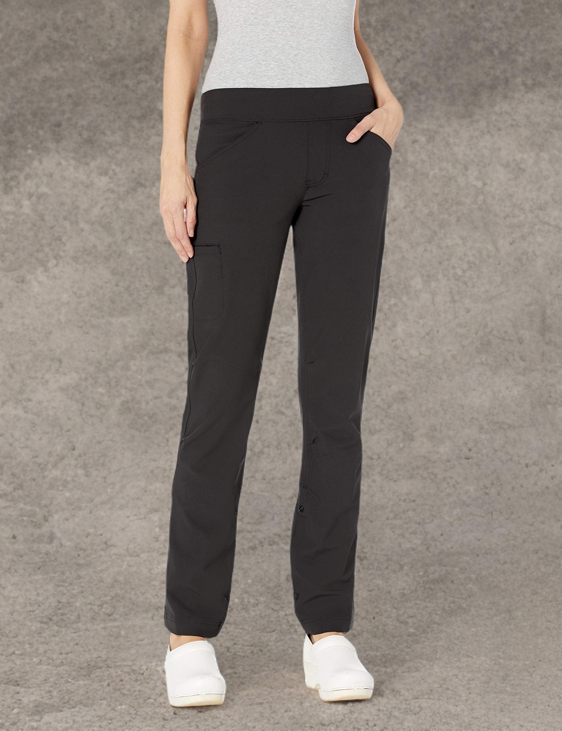 Dickies Womens Performance Pants - Lightweight Stretch Work Pants for Women with Versatile Roll Cuff Snap Tab Detail - Image 8