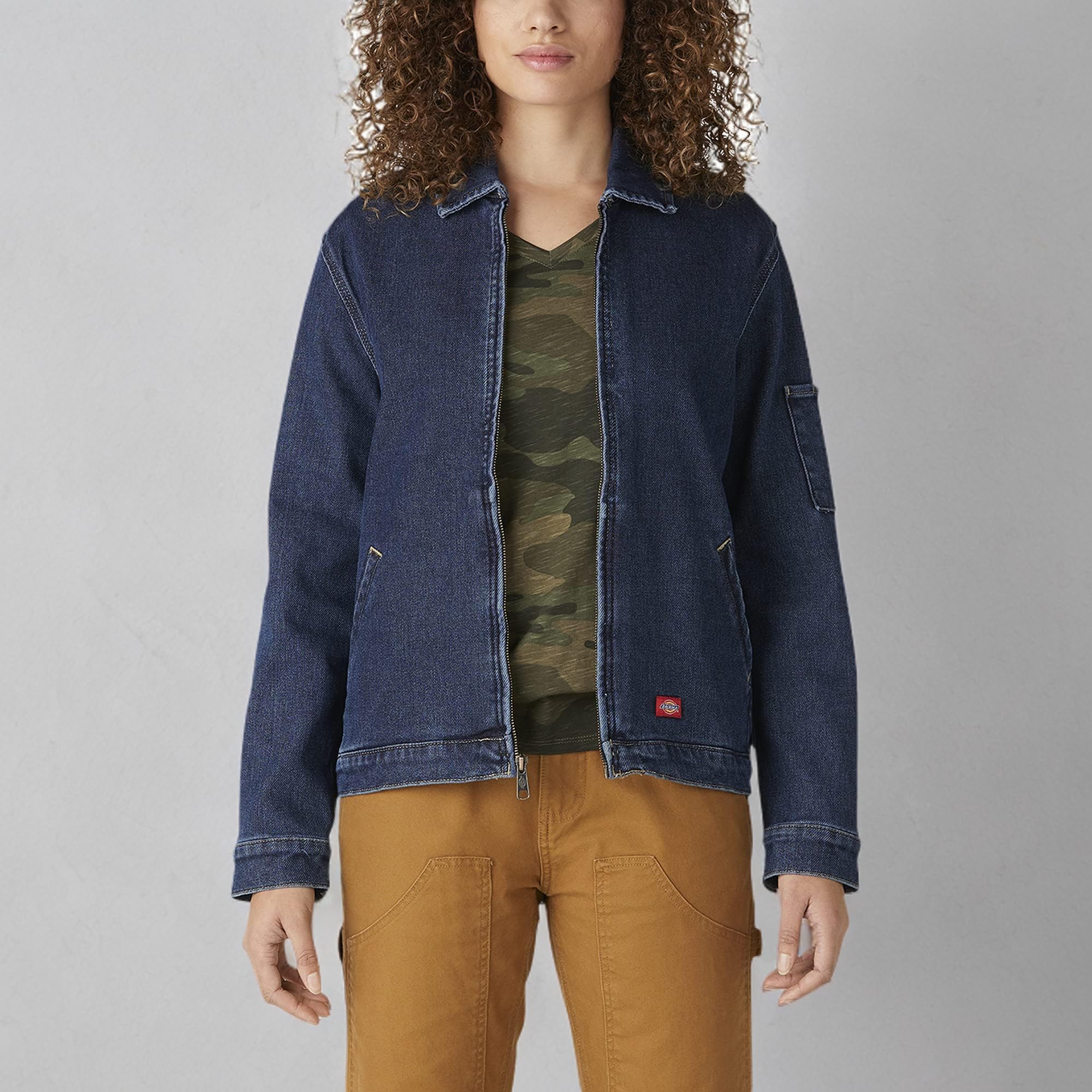 Dickies womens Warming Temp-iq Flex Denim Eisenhower Jacket - Image 5