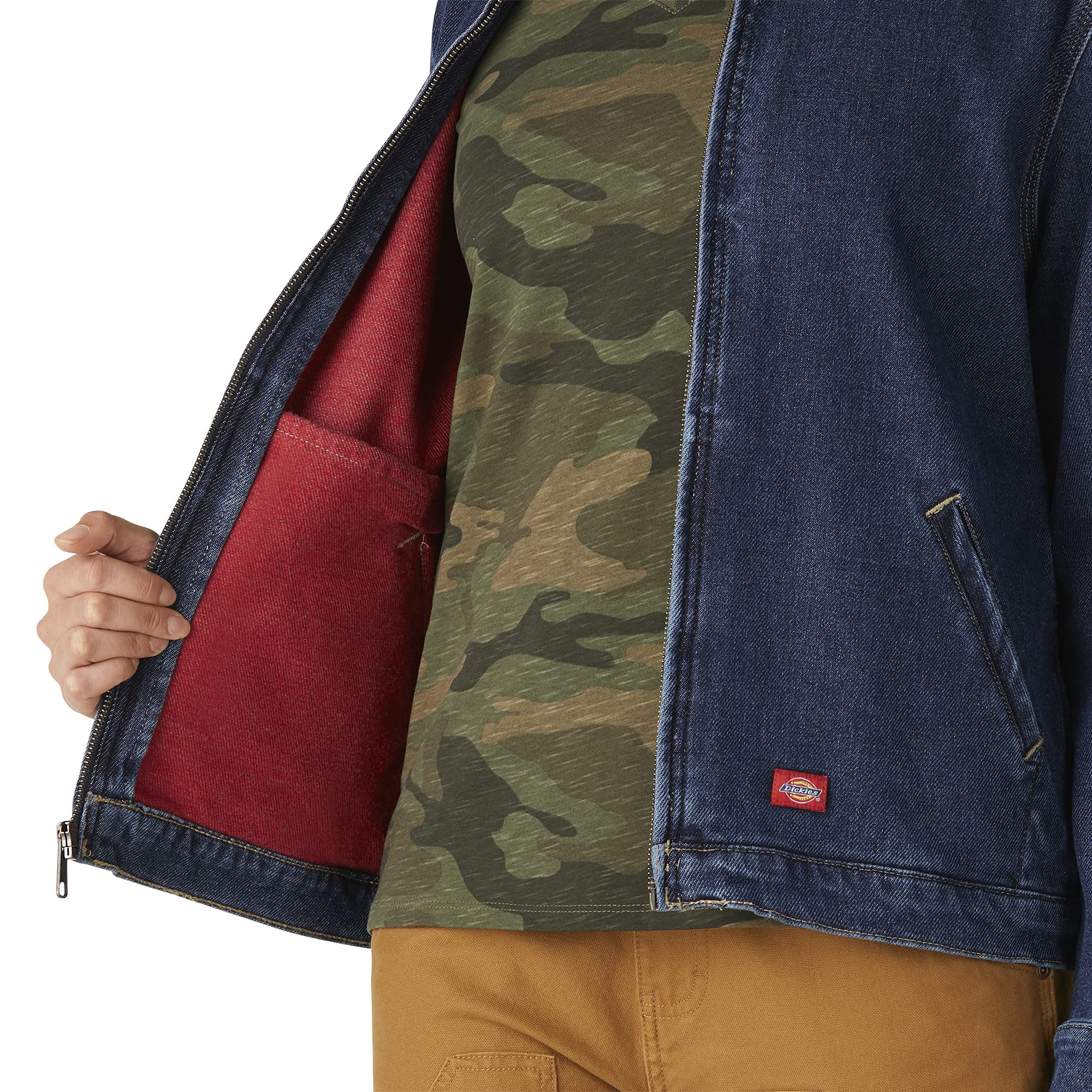 Dickies womens Warming Temp-iq Flex Denim Eisenhower Jacket - Image 6