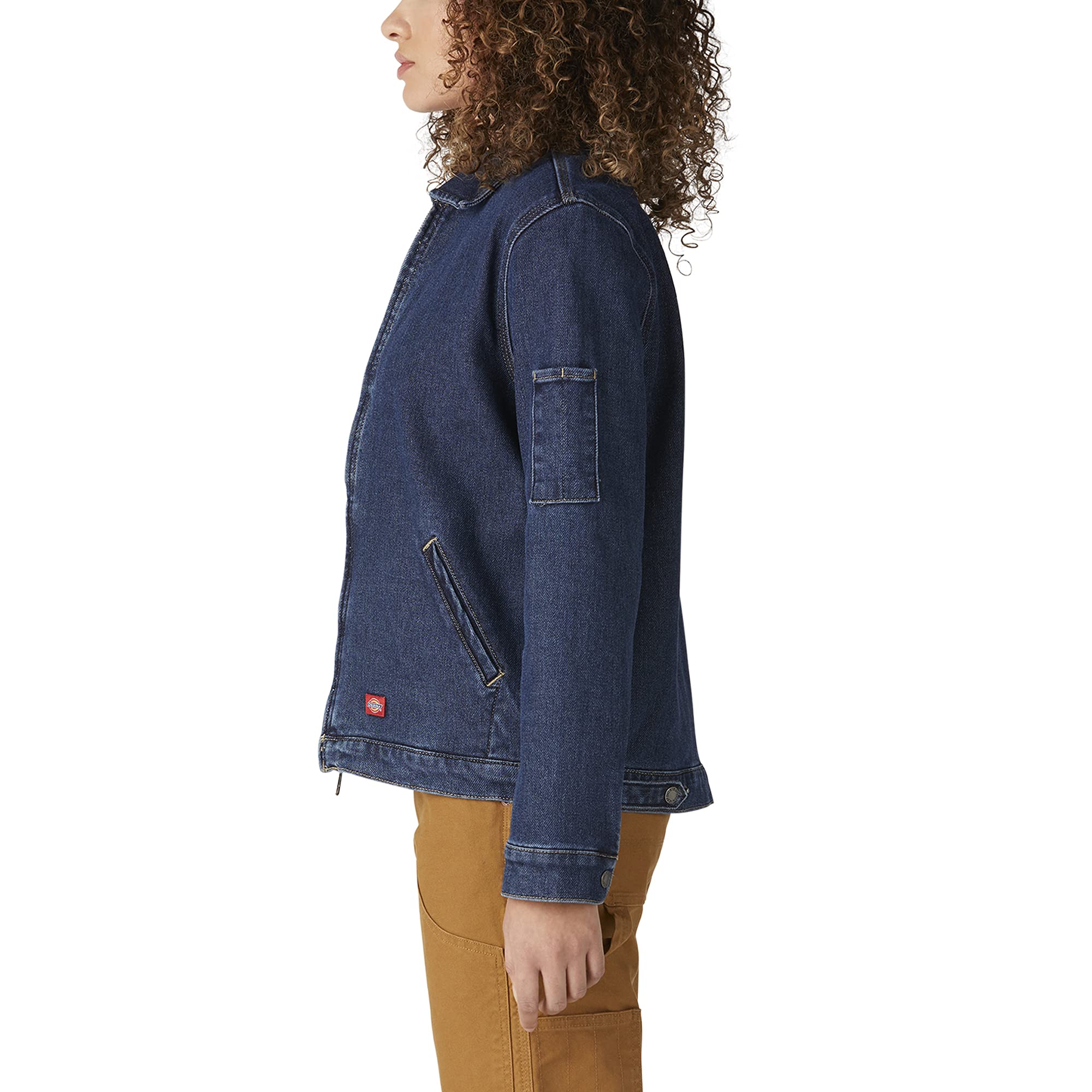 Dickies womens Warming Temp-iq Flex Denim Eisenhower Jacket - Image 7